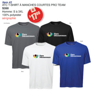 Item 02 Fiers Découvreurs ATC T-shirt Homme S350 2026